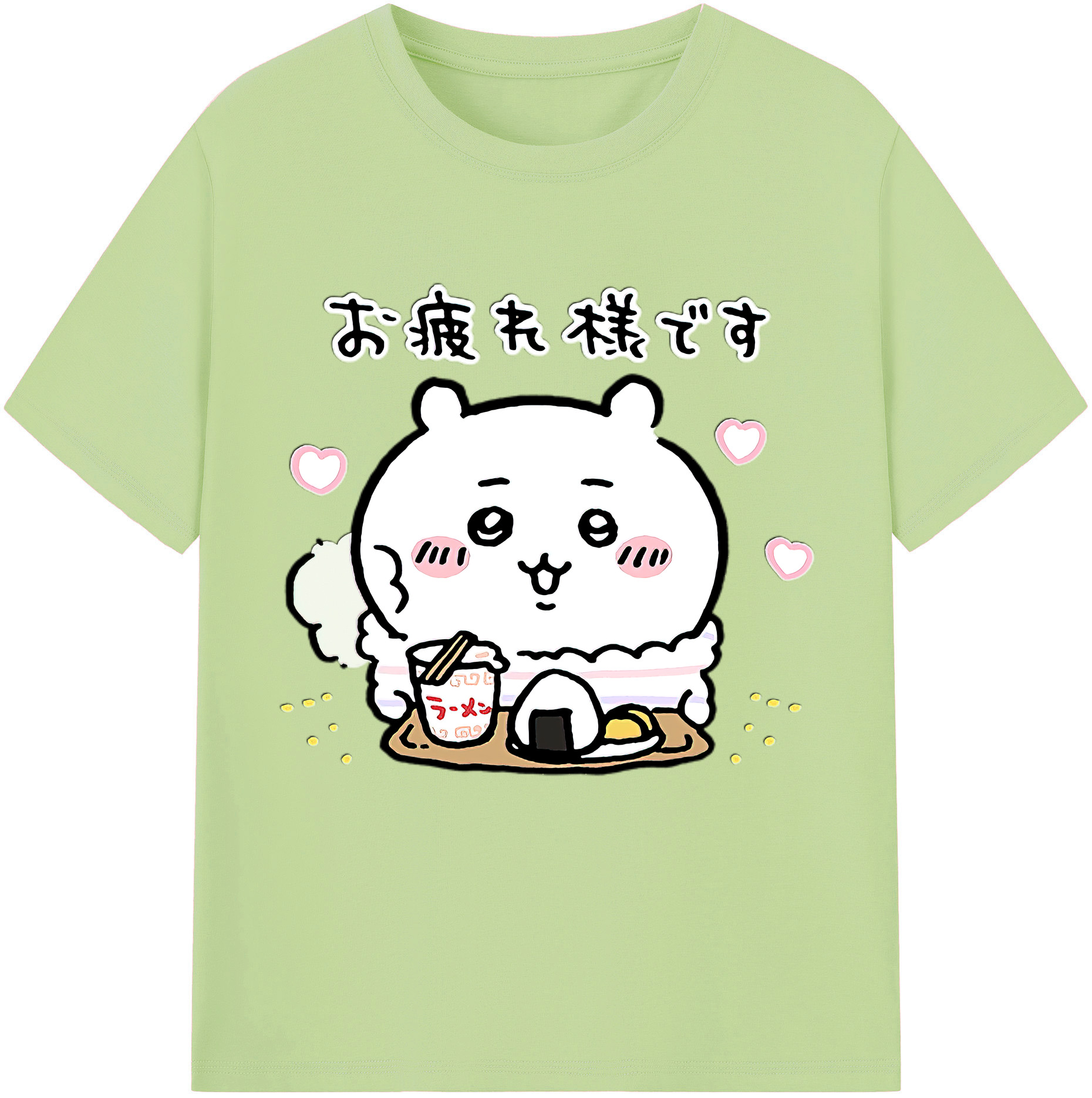 （画像用） ちいかわ ちいかわ Chii-kawa chiikawa 綿100％半袖Tシャツ（フロントプリント）